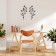 Decoration wall for the interior, panel on the wall of wood "branches", 38 x 17 cm