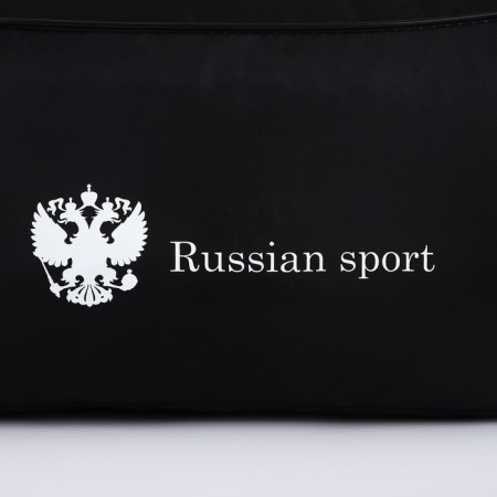 Sports bag Russian Team, external pocket, 40 cm x 24 cm x 21 cm, black color-5