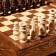Handmade chess "Classic with a harsh", on legs, 50x50 cm, walnut array, Armenia