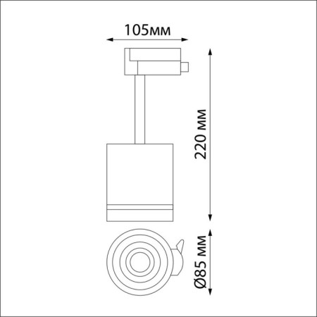 TRUK ARUM ARUM, 1x15W LED, 4000K, 1300LM, 1-F, silver color-1