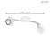 Lamp BIMEDA 2x2.5W LED white 36.5x36.5cm