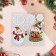 Stickers on the windows "New Year" snowmen, snowflakes, 23 x 20 cm
