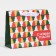 Laminated horizontal "Christmas tree", 15 x 12 x 5.5 cm, New Year