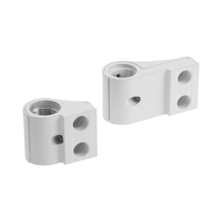 Loop for an aluminum door, up to 120 kg, two -section, white-1