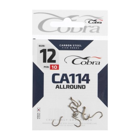 Cobra Allround hooks, series CA114, No. 12, 10 pcs.