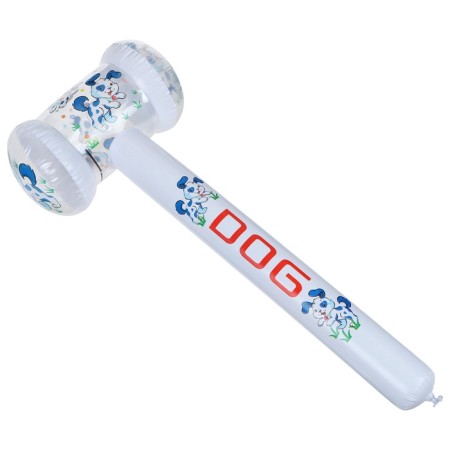 Inflatable toy "Dalmatian Hammer", 80 x 35 cm, markdown