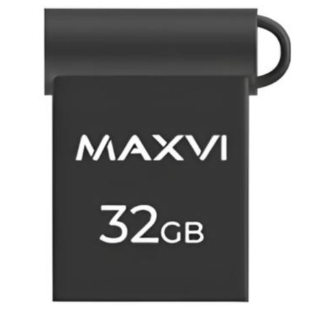 USB flash drive 32 GB MaxVi MM Dark Grey Mini, Metal / FD32GBUSB20C10MMM-1
