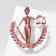 Brooch "Femis" Goddess of justice, color copper