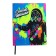 Universal Diary Grade 1-11, 48 sheets "graffitist", covering of artificial leather, liesa, offset block