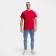 T -shirt male, red color, print mix, size 2xl