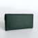 Women's wallet on magnet, green color