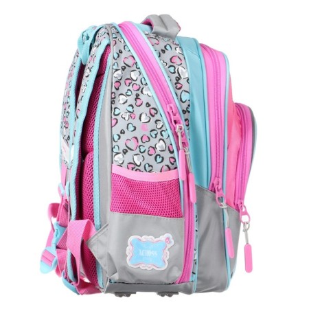 Frame backpack 39 x 29 x 17 cm, Across 230, Blue/Pink ACR22-230-7-3