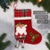 Santa Claus with long legs, 19x25 cm, red toe.