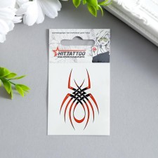 Татуировка на тело "Паук" 5,3х6,3 см