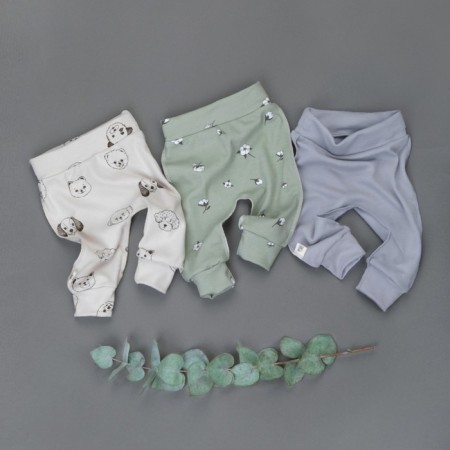 Pants children's kinderlitto "Soft cotton", height 56-62 cm, 3 pcs-3