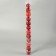 Set of balls plastic D-4 cm, 12 pcs "Melody" Pattern gloss, red