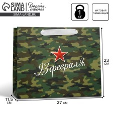 Gift Laminated Horizontal Package, Packaging, Zvezda, Ml 27 x 23 x 11.5 cm