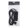 Extension cord Uniel Standart, 2 outlets, 3 m, 10 a, 2500 watts, without salary, black