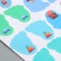Tags for clothes and shoes. A set of personalized stickers for marking children's things "Cool fox", 48 pcs