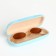 Case for glasses on the chosen clap, length 16 cm, blue color