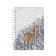 Note book A6, 80 sheets in a cage on the crest Forest Dream, plastic cover, with an elastic band, mix