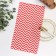 Towel 35x60cm zigzag, red, waffle, 120 g/m2, cotton 100%