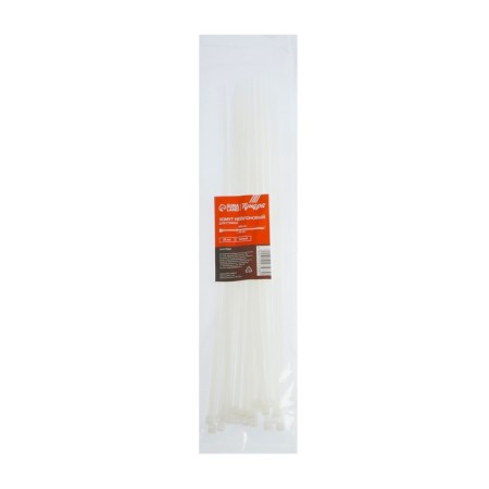 Nylon screed 3.6x300 mm tundra, white color, 25 pcs-1