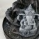 The desktop fountain from the network, the backlight "Gray Ganesha in the stone grotto" 21x21x28 cm