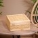 VAZA wicker with a lid, from bamboo 25x25x12 cm