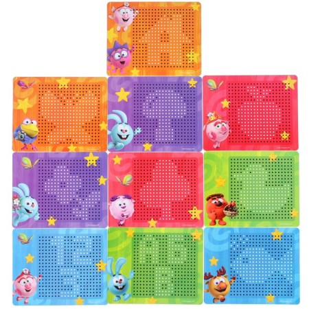 Magnetic tablet for drawing "Magnetic drawing", Smeshariki, 380 holes-8