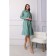 Dress shirt female looklikecat, size 54, green color