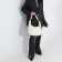 Lurch bag with lightning, external pocket, long belt, white color