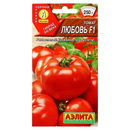 Seed Tomat "Love" F1, mid -season, 10 pcs