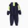 Kids' costume (sweatshirt/pants), dark blue color, height 86-92cm
