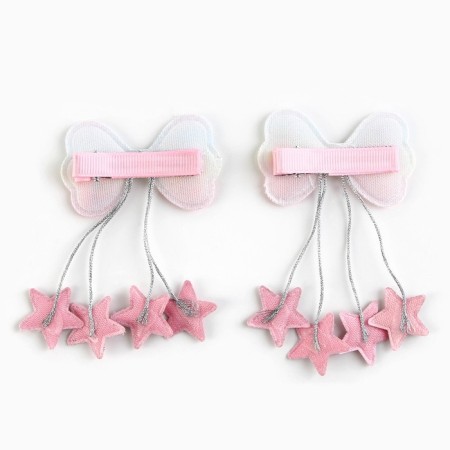 Hair clips with a shaker "The smallest", 2 pcs., 5.5 x 3 x 1 cm-4