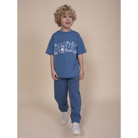 T -shirt for boys, height 116 cm, jeans color-4