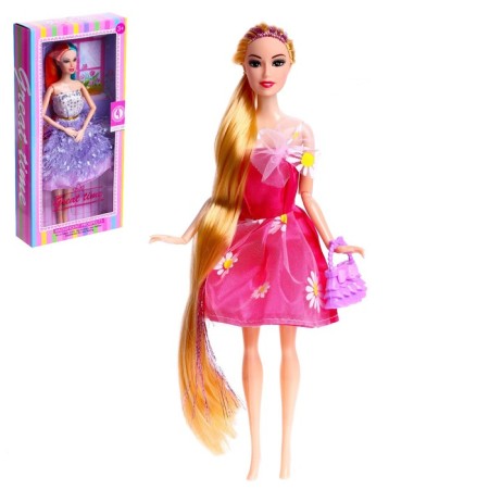 Carbonnic-model “Kira” doll in a dress, with accessories, mix