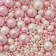 Confectionery sprinkling "Delicate shine": pink, snow -white, 50 g