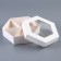 Menzhitsa white, 18.5 x 18.5 x 5.5 cm