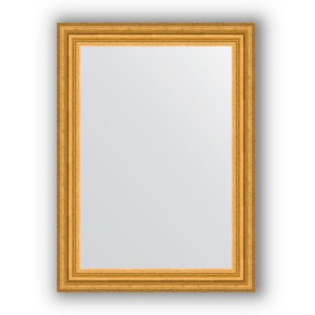 Mirror in the baguette frame - aged gold 67 mm, 56 x 76 cm, evoForm
