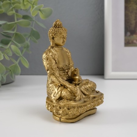 NECK Polystone Bronze "Buddha on the lotus" 12x8x6.5 cm 496068-2