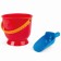 Hape sandbox toys, red bucket and blue scoop