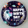 Paper plates "Happy Birthday" astronaut, 6 pcs