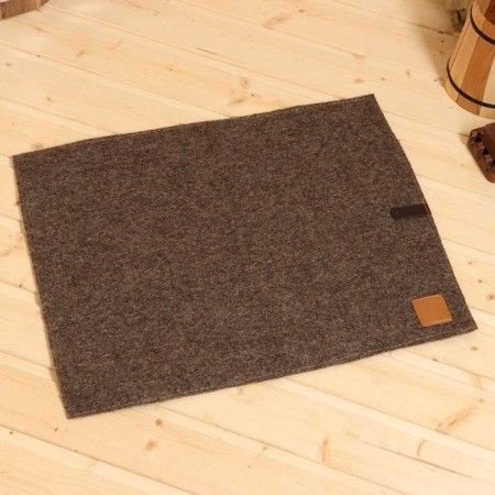 Set for a bath of sheepskin 3 objects "Healthy mind"-1