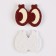 Eyes, set of 50 pcs., Size 1 pc. - 1.6 × 1.5 cm
