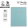 A notebook in a cage, 96 sheets A5 on a spiral, “September 1: Love Mint”, cover coated cardboard 215 gr., 80 gr., White is 96%