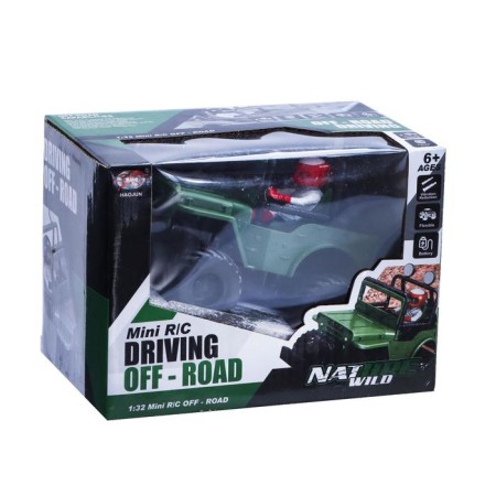Army radio -controlled jeep, works on batteries-5