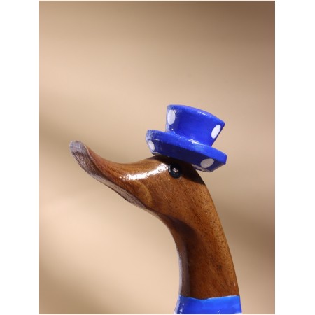 Souvenir "Duck in pink-blue clothes" tree 13x9x27 cm-3