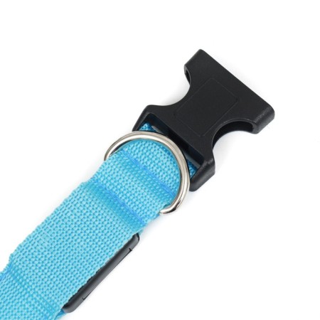 Collar with backlight double strip size m, osh 40-48 x 2.5 cm, 3 glow glow modes 977224-9