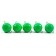 Cargo Cheburashka painted collapsible Yaman 5 pcs., 44 g, green